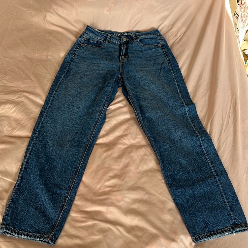 American Eagle size 4 comfort stretch waistband mom jeans
